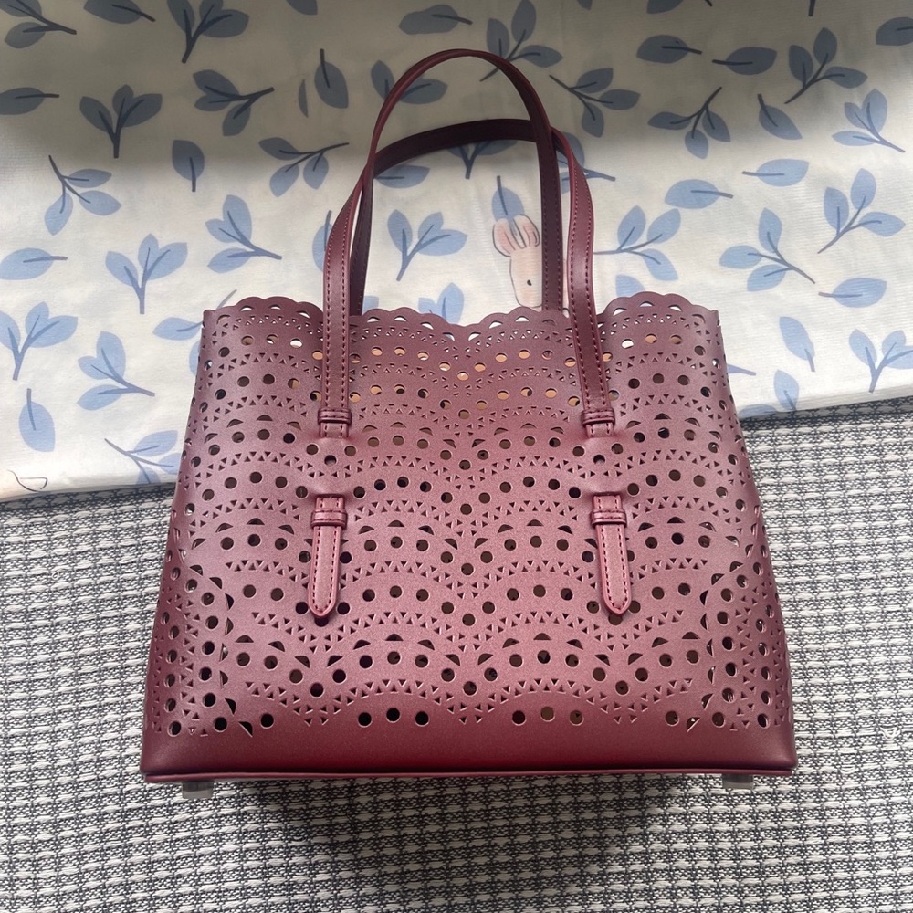 Alaia Women's Laser-Cut Tote Bag